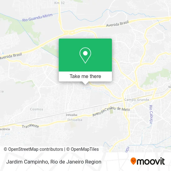 Jardim Campinho map
