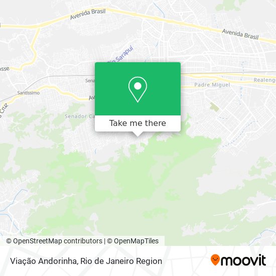 Viação Andorinha map