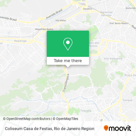 Coliseum Casa de Festas map