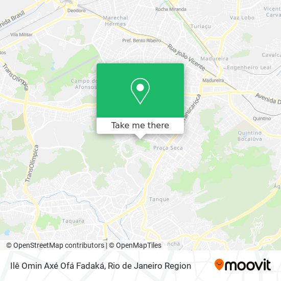 Ilê Omin Axé Ofá Fadaká map
