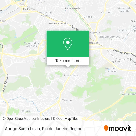 Abrigo Santa Luzia map