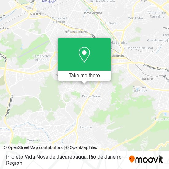 Projeto Vida Nova de Jacarepaguá map