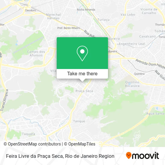 Feira Livre da Praça Seca map