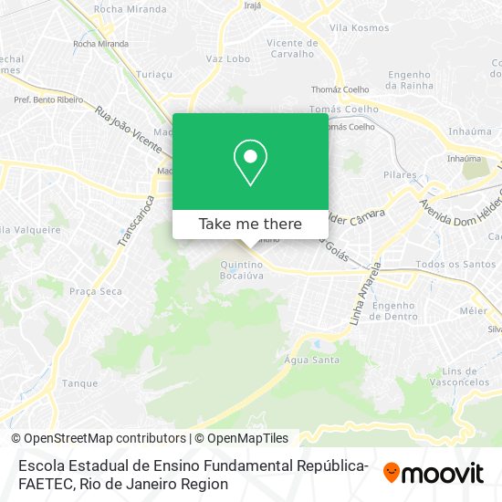 Escola Estadual de Ensino Fundamental República-FAETEC map