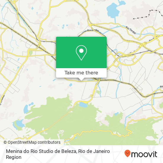 Mapa Menina do Rio Studio de Beleza