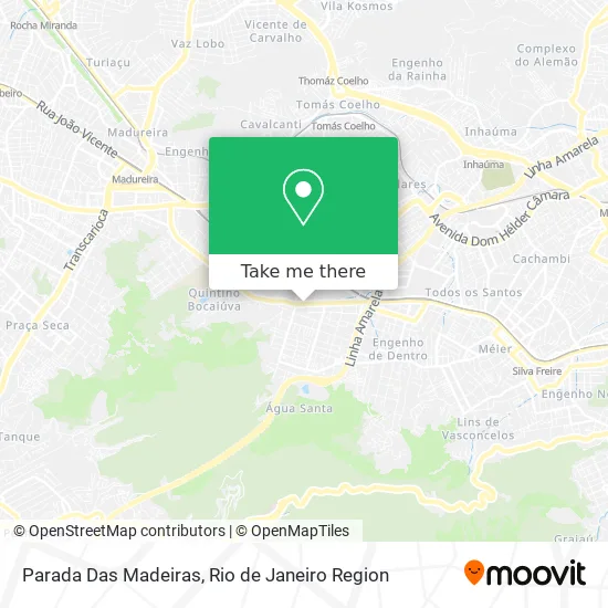 Parada Das Madeiras map