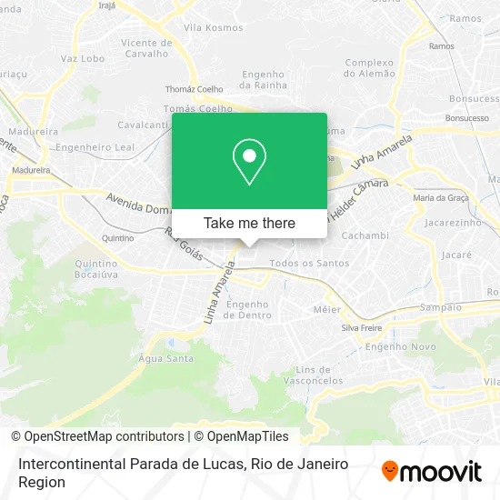 Intercontinental Parada de Lucas map