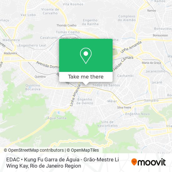 Mapa EDAC • Kung Fu Garra de Águia - Grão-Mestre Li Wing Kay