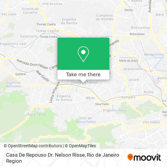 Mapa Casa De Repouso Dr. Nelson Risse