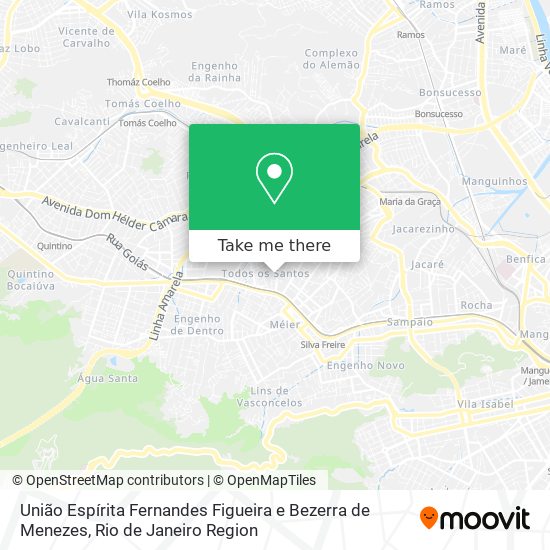 União Espírita Fernandes Figueira e Bezerra de Menezes map