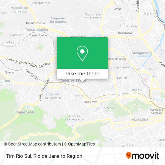 Tim Rio Sul map