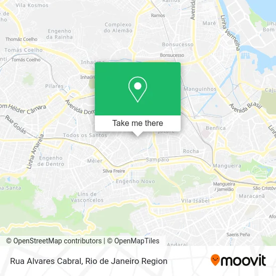 Rua Alvares Cabral map