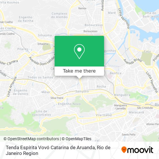 Tenda Espírita Vovó Catarina de Aruanda map