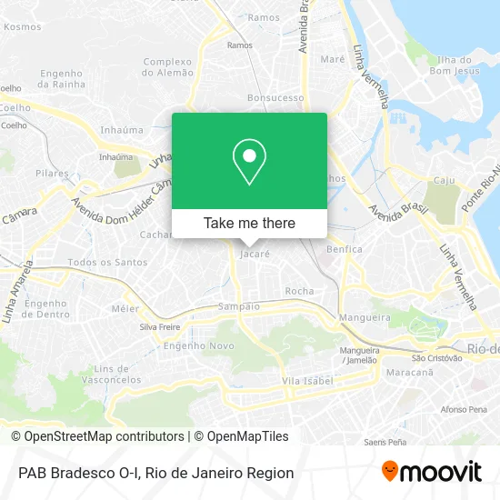 PAB Bradesco O-I map