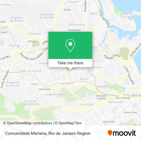 Comunidade Marlene map