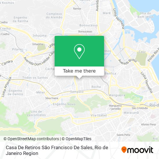 Casa De Retiros São Francisco De Sales map