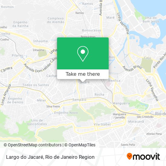 Mapa Largo do Jacaré