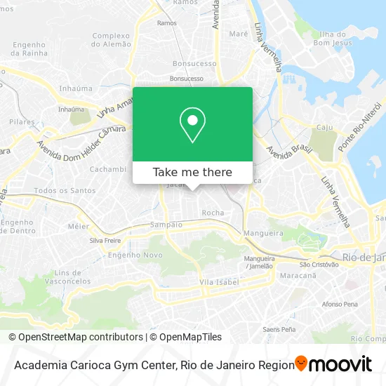 Academia Carioca Gym Center map