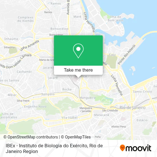 IBEx - Instituto de Biologia do Exército map