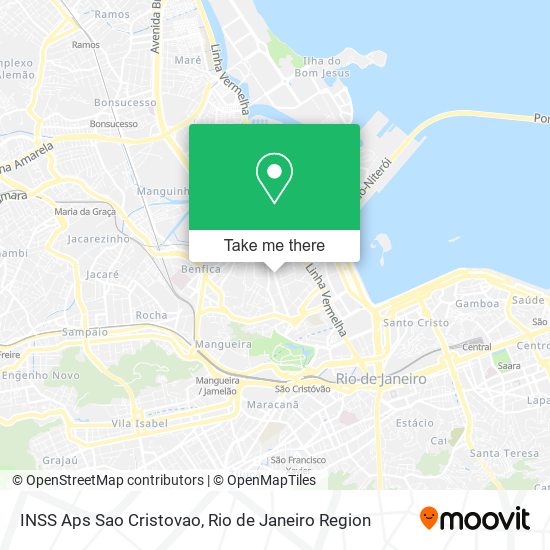 INSS Aps Sao Cristovao map