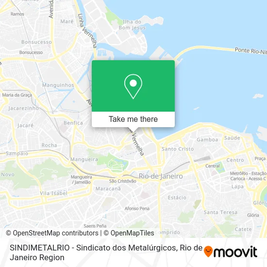 SINDIMETALRIO - Sindicato dos Metalúrgicos map
