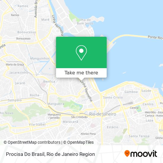Procisa Do Brasil map