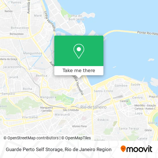 Guarde Perto Self Storage map
