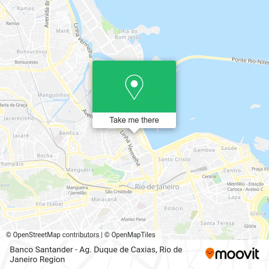 Banco Santander - Ag. Duque de Caxias map