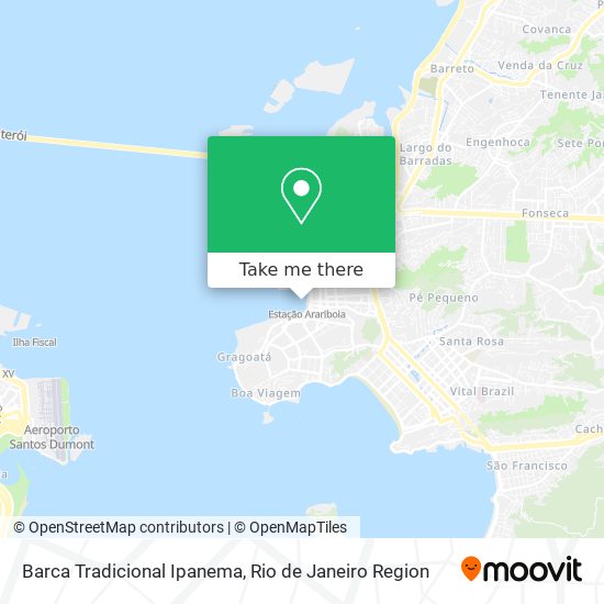 Barca Tradicional Ipanema map
