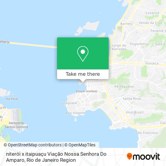 niterói x itaipuaçu Viação Nossa Senhora Do Amparo map