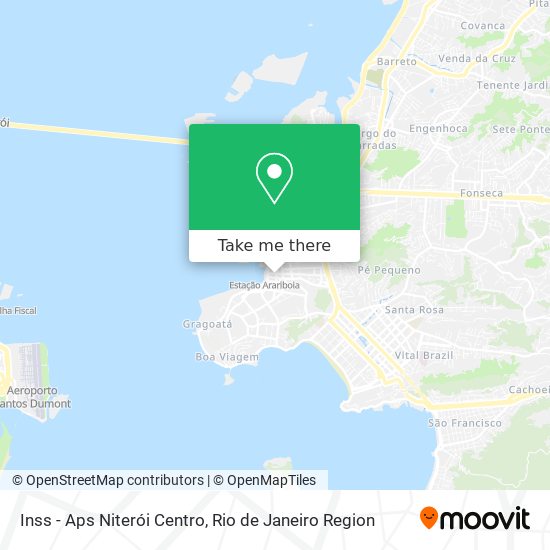 Inss - Aps Niterói Centro map