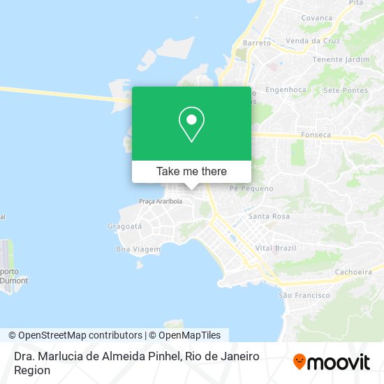 Dra. Marlucia de Almeida Pinhel map