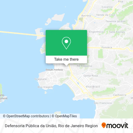 Defensoria Pública da União map