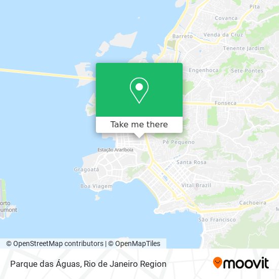 Parque das Águas map