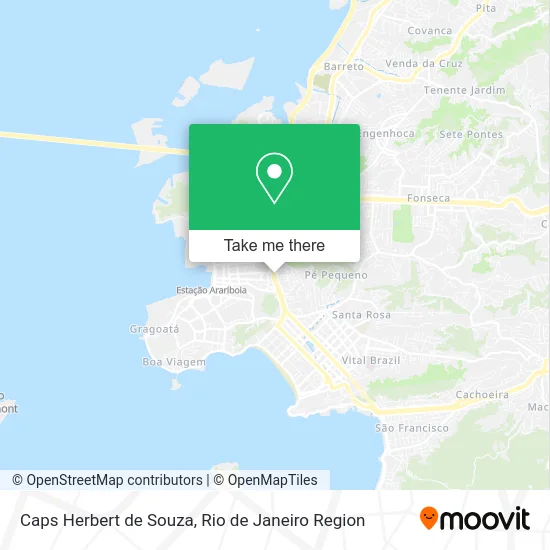 Caps Herbert de Souza map