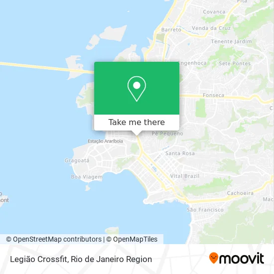 Legião Crossfit map