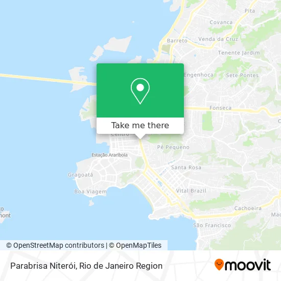 Parabrisa Niterói map