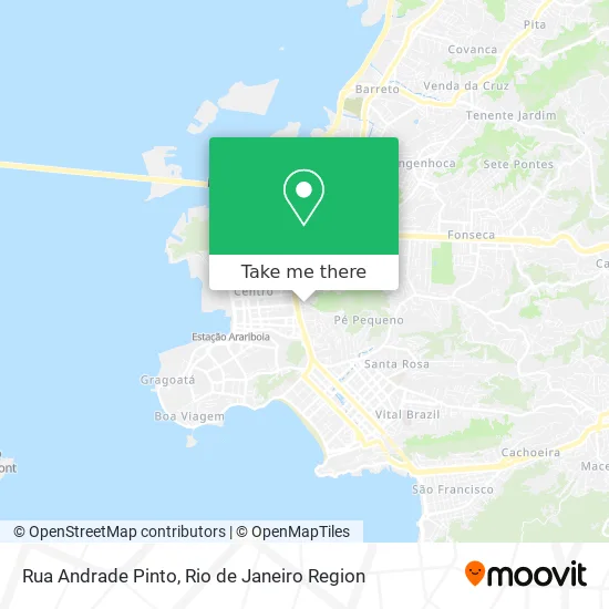 Rua Andrade Pinto map
