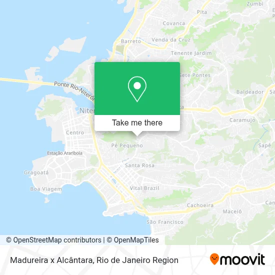 Madureira x Alcântara map