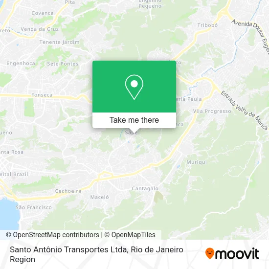 Santo Antônio Transportes Ltda map