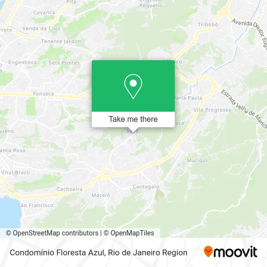 Condomínio Floresta Azul map