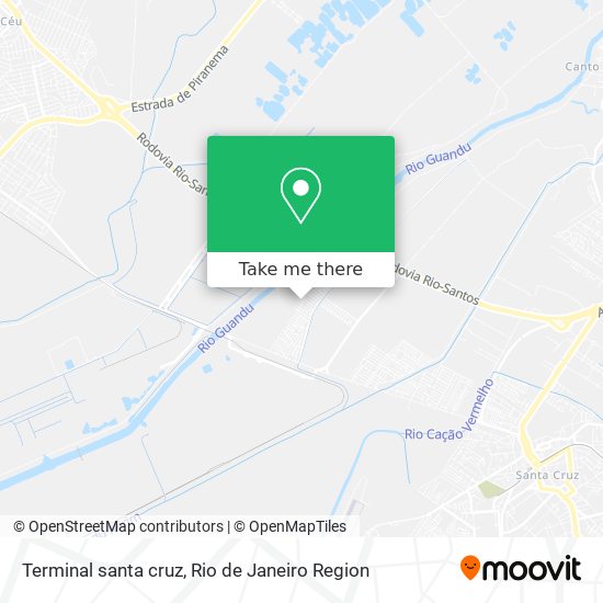 Terminal santa cruz map