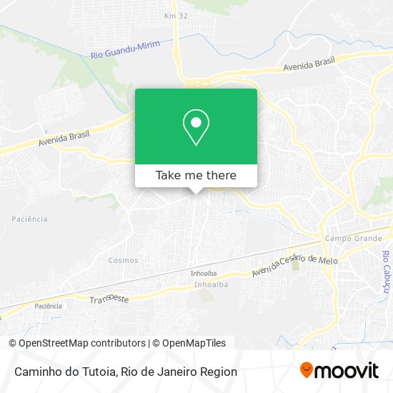 Mapa Caminho do Tutoia