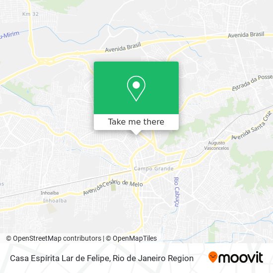 Casa Espírita Lar de Felipe map