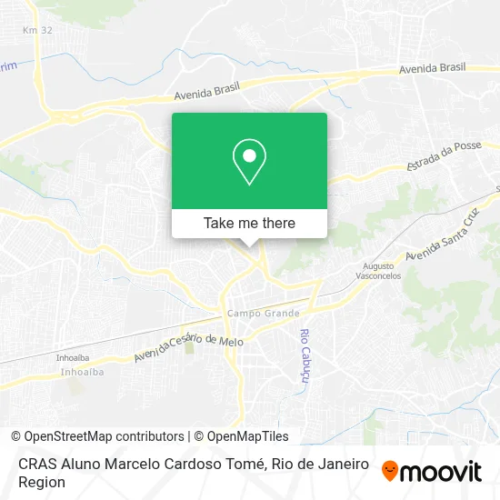 CRAS Aluno Marcelo Cardoso Tomé map