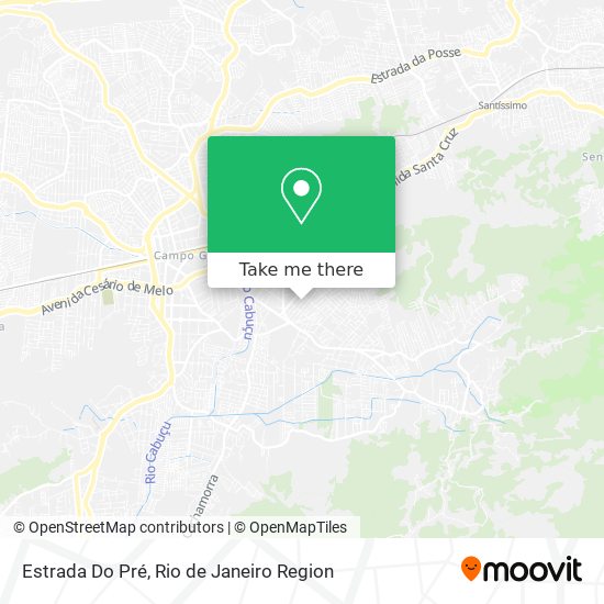 Estrada Do Pré map