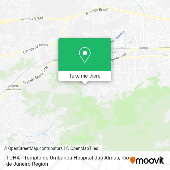 TUHA - Templo de Umbanda Hospital das Almas map