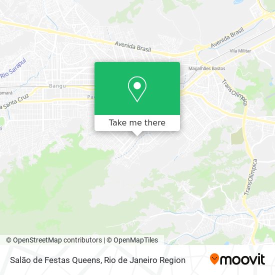 Salão de Festas Queens map