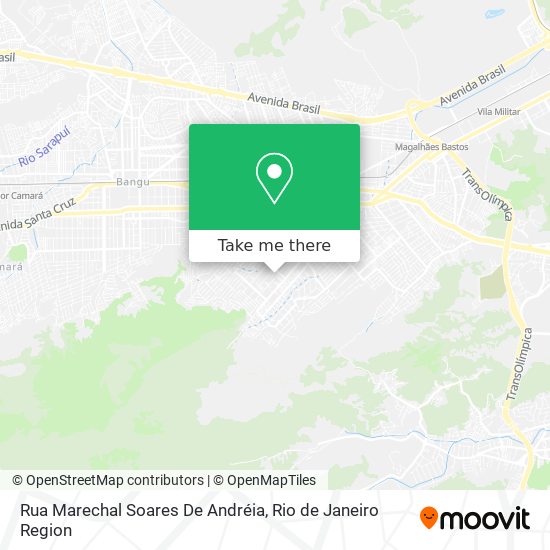 Mapa Rua Marechal Soares De Andréia