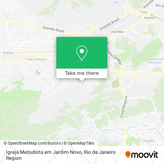 Igreja Metodista em Jardim Novo map